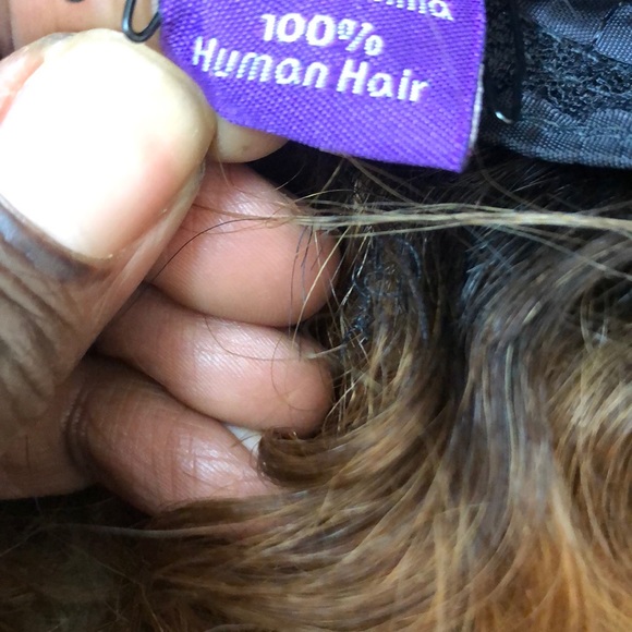 🧡Human Hair SHORT WAVY Swiss Lace Front Wig *NEW* - Picture 4 of 5